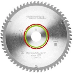 Festool 216mm 60T Mitre Saw Blade 500123