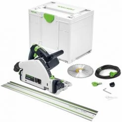 Festool TS 55 FEBQ-Plus 160mm Circular Plunge-Cut Saw 240V 576706 With 1.4m Rail