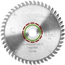 Festool 160mm 48T Laminate Corian Saw Blade TF48 For TS55 496308