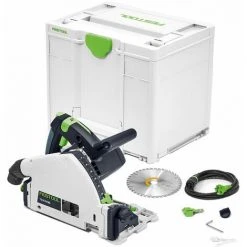 Festool TS 55 FEQ-Plus 160mm Circular Plunge-Cut Saw 110V In Systainer 576707