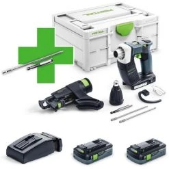 Festool Cordless Construction Screwdriver DWC 18-4500 4.0 I-Plus C/w 2 X 4.0ah Battery