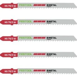 Festool Plastics Jigsaw Blade HS 75/3 BI/5 (5 Pack)